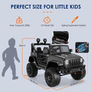 12V/24V Kids Electric Ride-On Jeep Truck ATV with Parent Remote Control Toy Vehicle Magic Cars 13