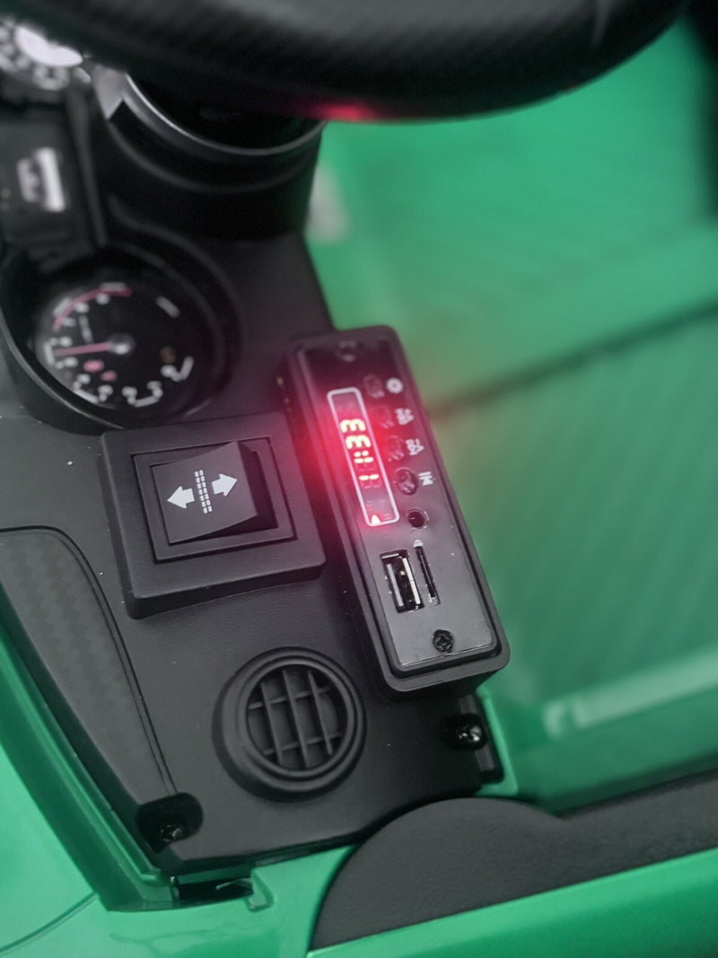 Electric Battery-Powered Kids Ride-On Car Mercedes AMG GT R with Music - Red Magic Cars 13