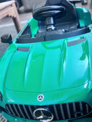 Electric Battery-Powered Kids Ride-On Car Mercedes AMG GT R with Music - Red Magic Cars 5