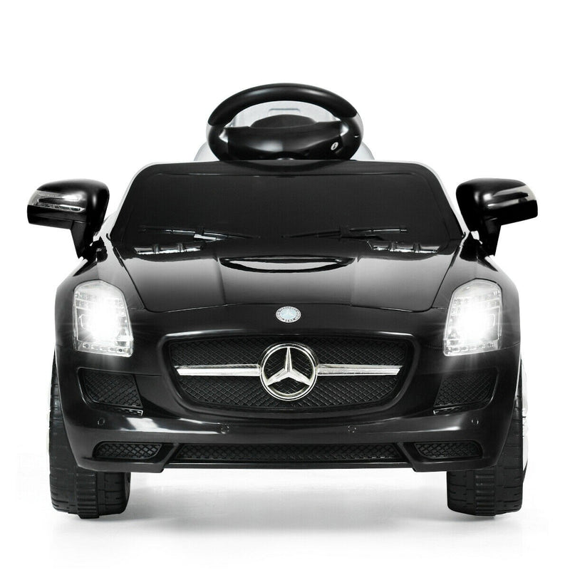 Kids Ride-On Mercedes SLS Car with Remote Control and MP3 Player Black Magic Cars 2