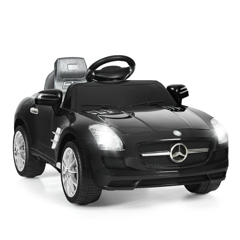 Kids Ride-On Mercedes SLS Car with Remote Control and MP3 Player Black Magic Cars Variant 0
