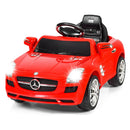 Kids Ride-On Mercedes SLS Car with Remote Control and MP3 Player Red Magic Cars 3