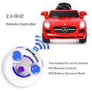 Kids Ride-On Mercedes SLS Car with Remote Control and MP3 Player Red Magic Cars 5