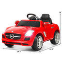 Kids Ride-On Mercedes SLS Car with Remote Control and MP3 Player Red Magic Cars 1