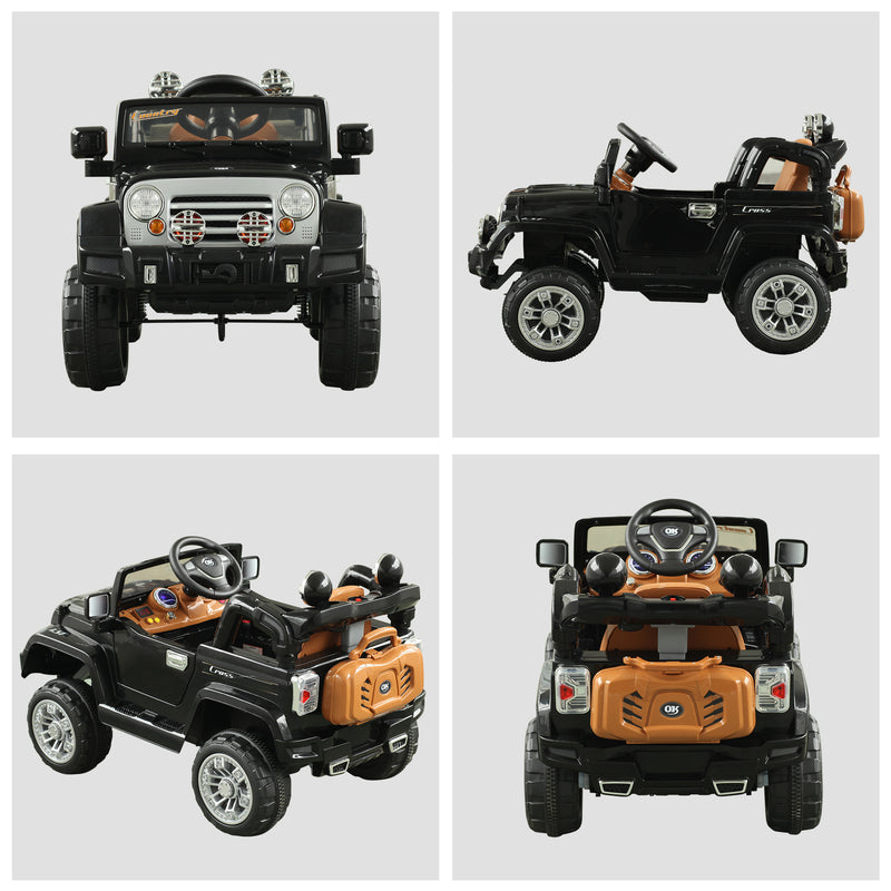 Kids Ride-On Off-Road Truck with MP3 Connection, Functional Horn, and Steering Wheel Magic Cars 4