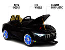 Kids Ride-On RC Car with MP4 Screen LED Wheels Licensed Maserati in Multiple Colors Magic Cars 10