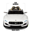 Kids Ride-On RC Car with MP4 Screen LED Wheels Licensed Maserati in Multiple Colors Magic Cars 1