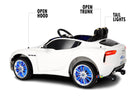 Kids Ride-On RC Car with MP4 Screen LED Wheels Licensed Maserati in Multiple Colors Magic Cars 4
