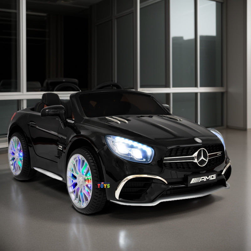Kids Ride-On Remote Control Car with MP4 Screen LED Wheels Licensed Mercedes-Benz Various Colors Magic Cars 12