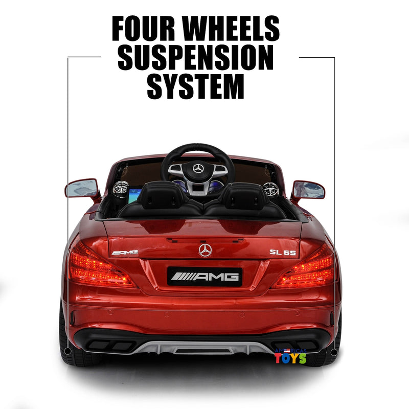 Kids Ride-On Remote Control Car with MP4 Screen LED Wheels Licensed Mercedes-Benz Various Colors Magic Cars 18