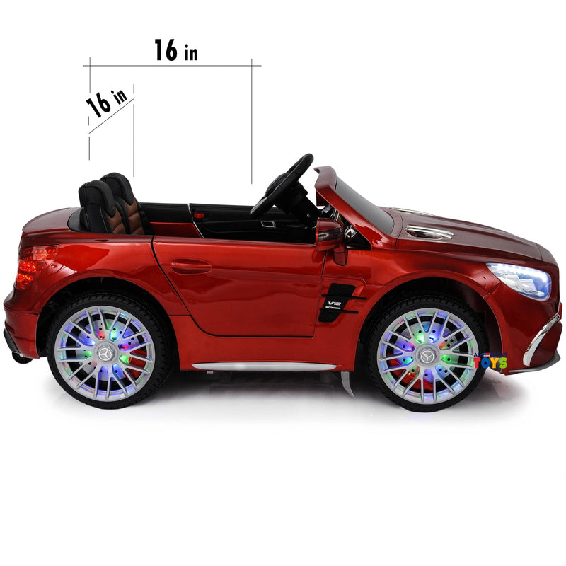 Kids Ride-On Remote Control Car with MP4 Screen LED Wheels Licensed Mercedes-Benz Various Colors Magic Cars 19