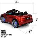 Kids Ride-On Remote Control Car with MP4 Screen LED Wheels Licensed Mercedes-Benz Various Colors Magic Cars 20