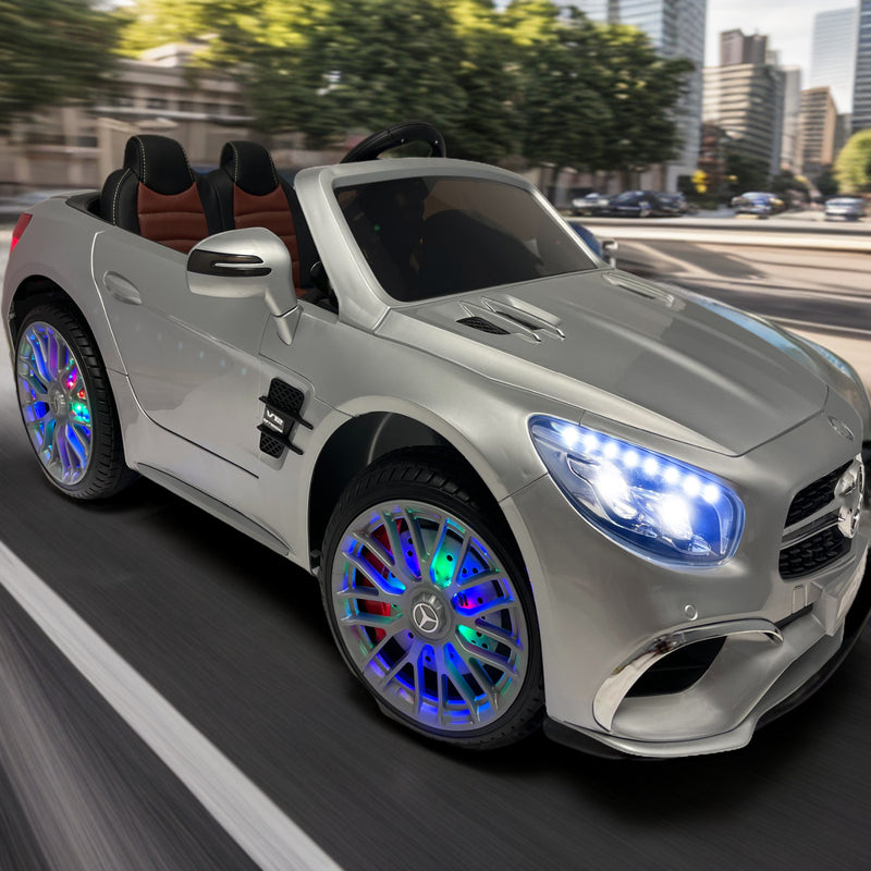 Kids Ride-On Remote Control Car with MP4 Screen LED Wheels Licensed Mercedes-Benz Various Colors Magic Cars 25