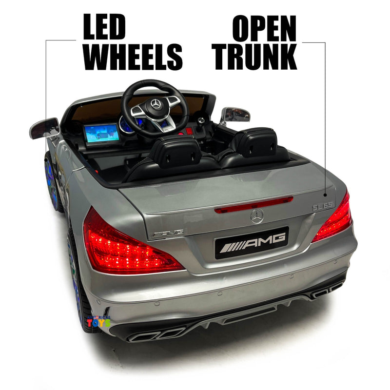 Kids Ride-On Remote Control Car with MP4 Screen LED Wheels Licensed Mercedes-Benz Various Colors Magic Cars 27