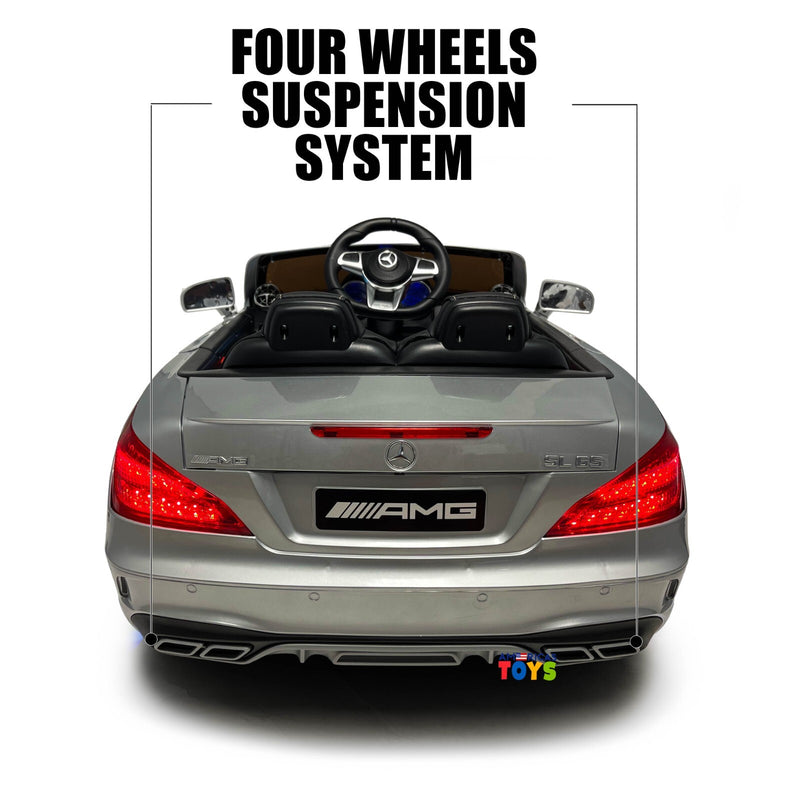 Kids Ride-On Remote Control Car with MP4 Screen LED Wheels Licensed Mercedes-Benz Various Colors Magic Cars 28