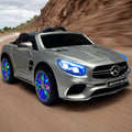 Kids Ride-On Remote Control Car with MP4 Screen LED Wheels Licensed Mercedes-Benz Various Colors Magic Cars Variant 4
