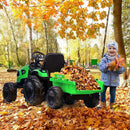 24V Electric Ride-On Excavator and Bulldozer Toy Vehicle with Remote Control for Kids Magic Cars 2