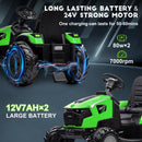 24V Electric Ride-On Excavator and Bulldozer Toy Vehicle with Remote Control for Kids Magic Cars 4