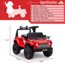 6V Electric Ride-On Kids Truck Toy with Music and LED Lights Magic Cars 8