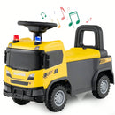 Yellow Construction Truck Push Car with Lights, Sounds, and Storage for Kids Magic Cars Variant 0