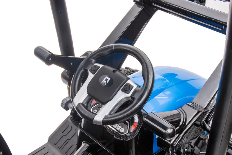 Kids Ride-On Electric Car with 24V Battery and Trailer Blue Magic Cars 2