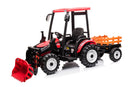 24V Battery-Powered Kids' Electric Ride-On Car with Trailer - Red Magic Cars 0