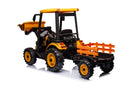 Kids' 24V Battery-Powered Electric Ride-On Car with Trailer Yellow Magic Cars 2