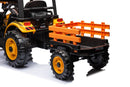 Kids' 24V Battery-Powered Electric Ride-On Car with Trailer Yellow Magic Cars 9