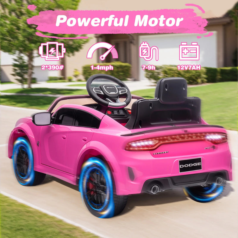 Electric Kids Ride-On Dodge Charger Car with Color Options Magic Cars 4