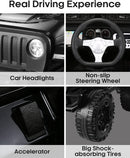12V Electric Ride-On Car for Kids with 2 Seats and Remote Control Battery Powered Toy Magic Cars 4