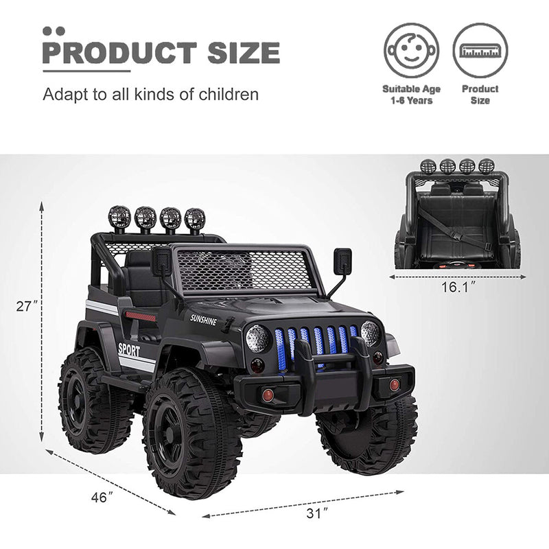 Kids Ride-On Cars with Remote Control Camouflage Color and Spring Suspension Magic Cars 10