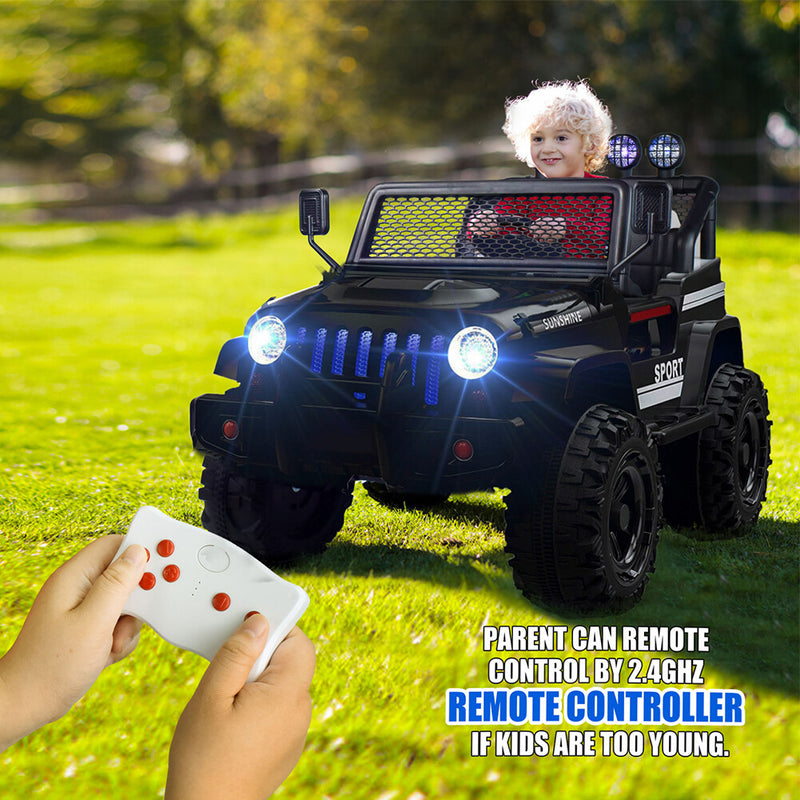 Kids Ride-On Cars with Remote Control Camouflage Color and Spring Suspension Magic Cars 6