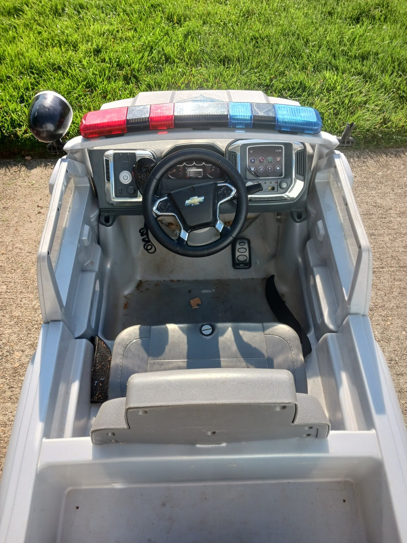 Kids Ride-On Chevy Police Truck with Charger Magic Cars 1