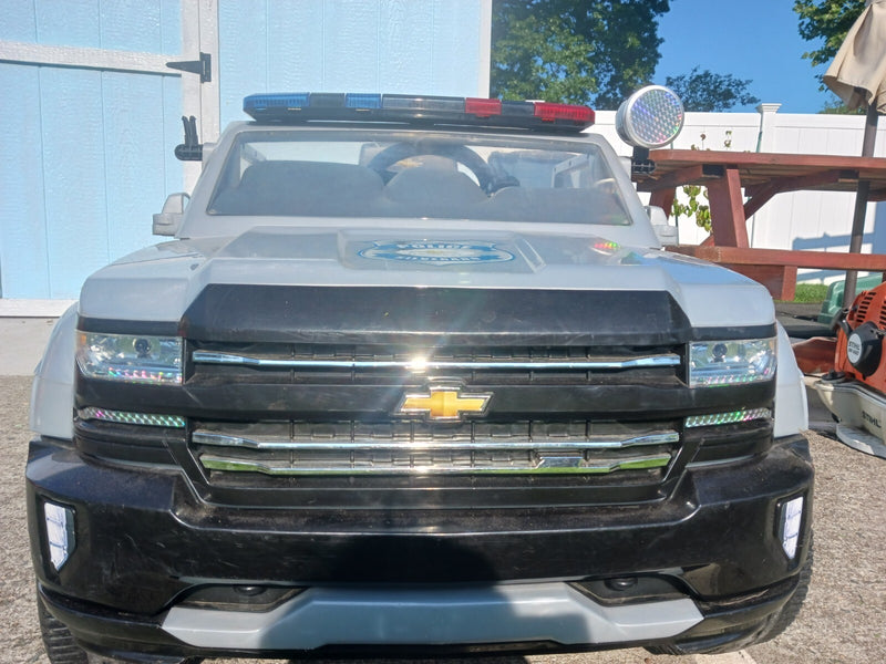 Kids Ride-On Chevy Police Truck with Charger Magic Cars 3