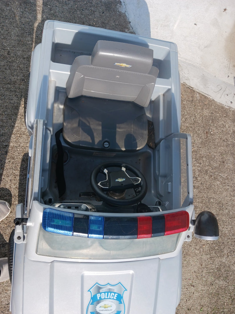Kids Ride-On Chevy Police Truck with Charger Magic Cars 4