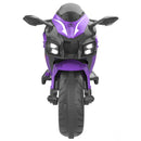 12V Purple Kids Electric Ride-On Dirt Bike with Training Wheels and Music Magic Cars 5
