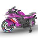 12V Electric Ride-On Dirt Bike for Kids with Training Wheels Purple Magic Cars 0