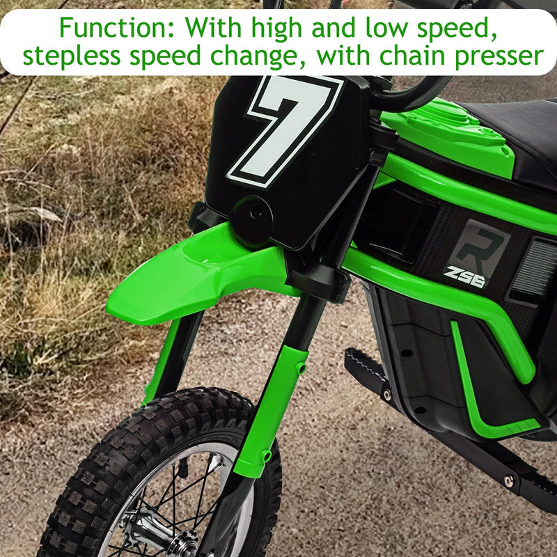 Kids Ride-On Electric Dirt Bike 350W Motor 24V Battery Up to 14.29 MPH Magic Cars 5