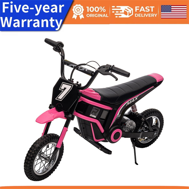 Kids Ride-On Electric Dirt Bike 350W Motor 24V Battery Up to 14.29 MPH Magic Cars 1