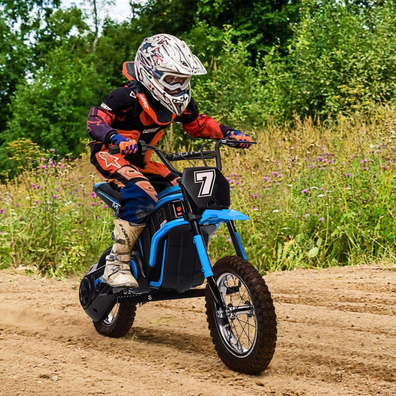 Kids Ride-On Electric Dirt Bike 350W Motor 24V Battery Up to 14.29 MPH Magic Cars 3
