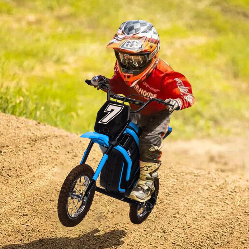 Kids Ride-On Electric Dirt Bike 350W Motor 24V Battery Up to 14.29 MPH Magic Cars 4