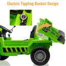 12V Electric Ride-On Dump Truck for Kids with Functional Dump Bed Magic Cars 17