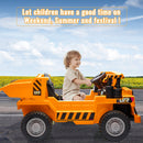 12V Electric Ride-On Dump Truck for Kids with Functional Dump Bed Magic Cars 23