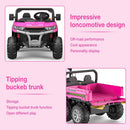24V Electric Ride-On Kids Dump Truck UTV with Remote Control Battery-Powered Vehicle Magic Cars 6