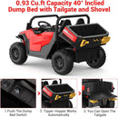 24V Kids Ride-On Electric Dump Truck with Functional Dump Bed and Extra Shovel Toy Magic Cars 23