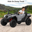 24V Kids Ride-On Electric Dump Truck with Functional Dump Bed and Extra Shovel Toy Magic Cars 2