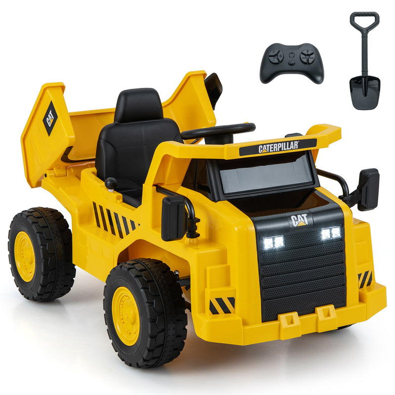 Kids Ride-On Dump Truck with 2.4G Remote Control, Working Megaphone, and Sand Shovel Magic Cars Variant 0