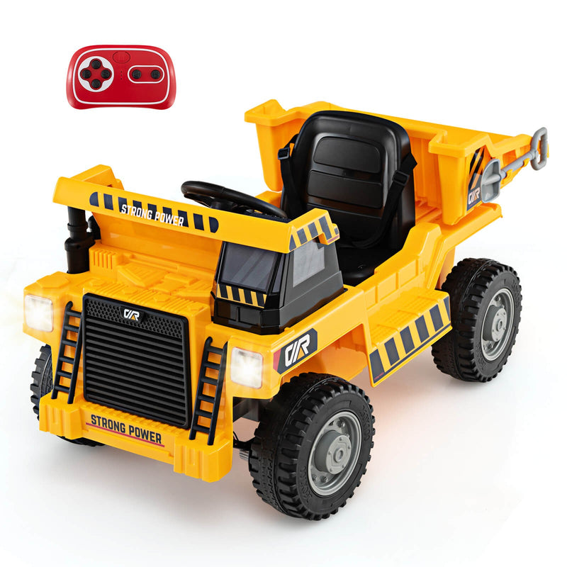 Kids Ride-On Dump Truck with Wireless Connection, Music, LED Lights, and Soft Start Magic Cars Variant 0