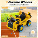 Kids Ride-On Dump Truck with Working Megaphone Sand Shovel and 2.4G Remote Control Magic Cars 5