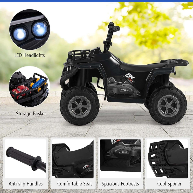 Kids Electric Ride-On 4-Wheeler Quad Car with Button Start Magic Cars 2